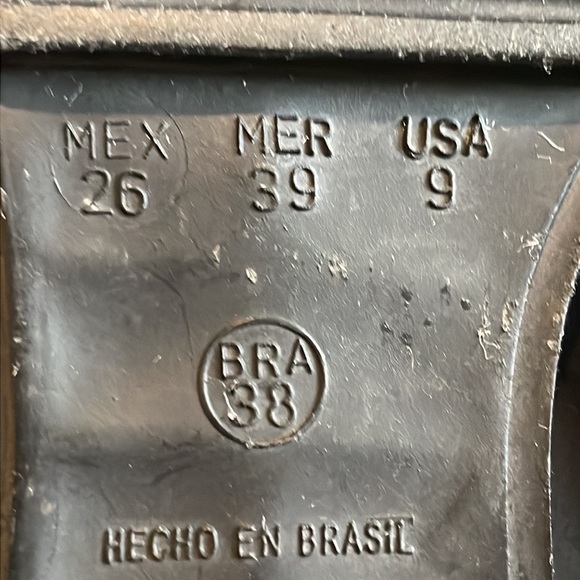 Vintage 90s BCBG Maxazria Wrap Around Black Sandals Sz 9 - Picture 10 of 10